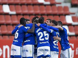 Los azules suman tres importantes puntos en su visita a El Molinón