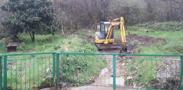 La Confederación Hidrográfica del Cantábrico realiza trabajos Belmonte de Miranda, Carreño y Pravia en Asturias