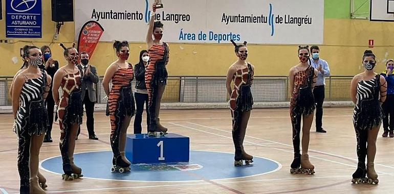 El C.P. Virgen de La Luz de Avilés en el Nacional de patinaje Grupos Show