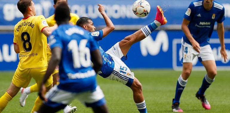 El Real Oviedo encaja una dura derrota ante el Girona