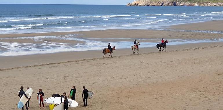 La playa de Salinas se vuelve a llenar de vida