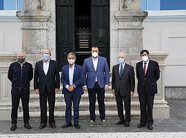 Los presidentes de Asturias y Cantabria en el Museo de Indianos