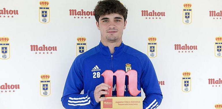 El Real Oviedo ya tiene Jugador Cinco Estrellas de la temporada, y es Javi Mier