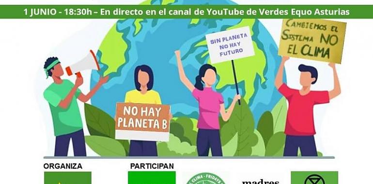 Los Verdes se encuentran con activistas por el clima de Asturias 