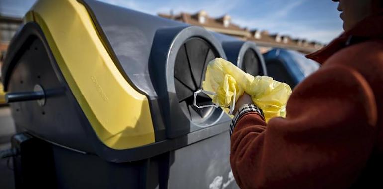 El uso del contenedor amarillo creció un 8,5% y el del azul bajó 0,3% en 2020 