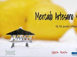 La edición de junio del Mercado Artesano y Ecológico de Gijón llega los días 12 y 13 a la Plaza Mayor de la villa