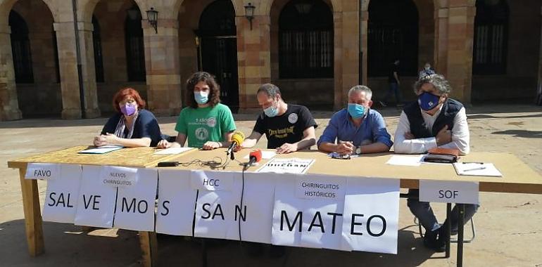 Colectivos ciudadanos ovetenses contra la privatización de San Mateo