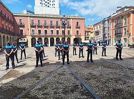 17 nuevos agentes de la Policía Local toman posesión en Gijón