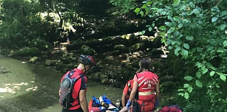 Tarde de ayer muy accidentada en Illas y Cabrales