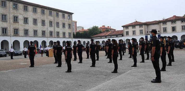 44 nuevos policías inician su periodo de prácticas en la Jefatura Superior de Policía de Asturias