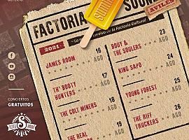 Factoría Sound Summer contará con ocho conciertos gratuitos al aire libre en San Agustín 