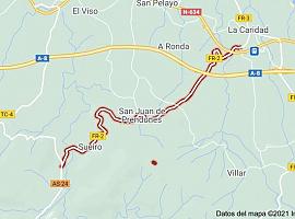 Sale a licitación en 462.714 euros la mejora de la carretera que une La Caridad y Sueiro, en El Franco