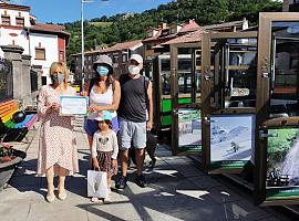 En doce días de funcionamiento ya se han subido al tren turístico de Aller 1.000 viajeros