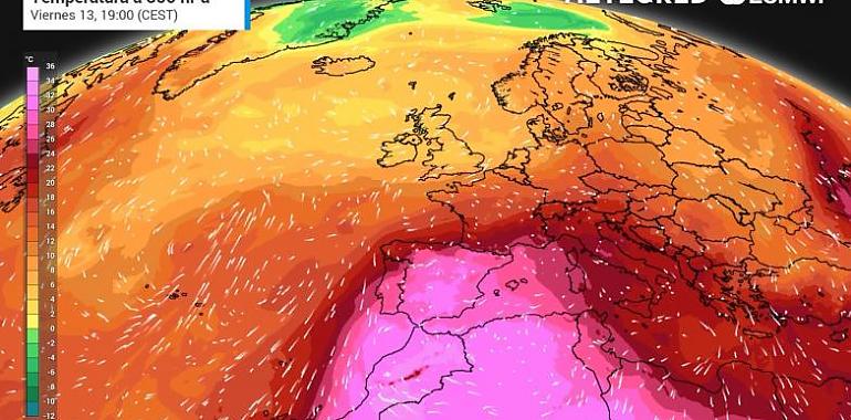 Asturias podrá librarse del calor asfixiante de hasta 45º en la próxima ola de calor del año en la Península