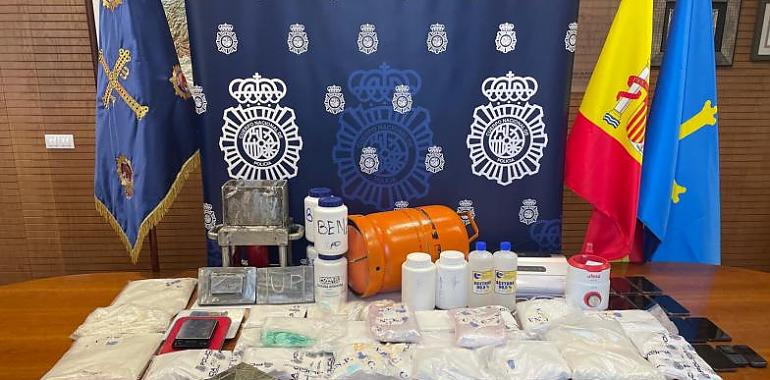 Desarticulado en Gijón un grupo criminal organizado dedicado a la distribución de cocaína 