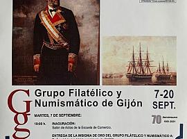 El Grupo Filatélico y Numismático de Gijón rinde homenaje a Claudio Alvargonzález