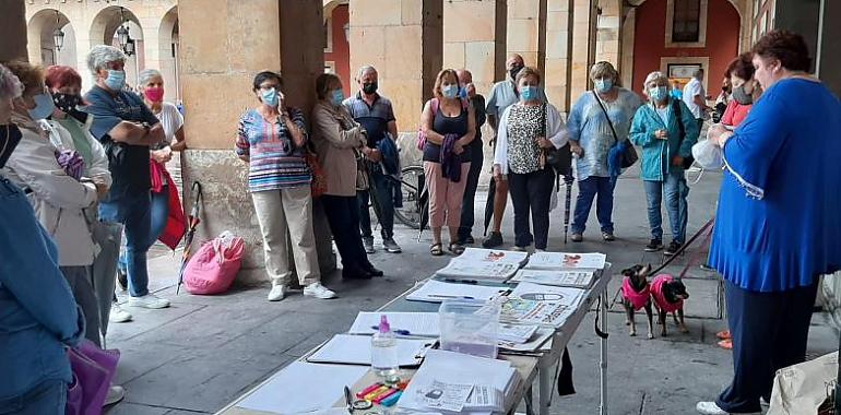 Concentraciones en Gijón y Oviedo exigen el candado constitucional para las pensiones