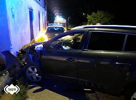 Herida tras salirse de la vía anoche en Tapia de Casariego