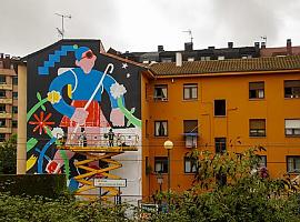 El Festival de Intervención Mural Parees sigue transformando Oviedo