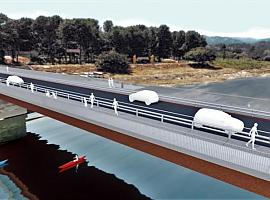 El nuevo puente de Arriondas contará con un mirador de cristal sobre el río Sella y costará 2,3 millones de euros
