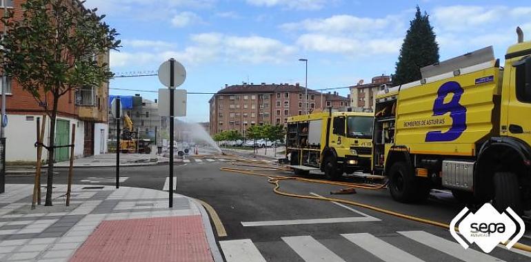 Controlado el peligro tras la fuga de gas en Siero