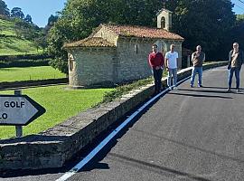 El Ayuntamiento de Gijón finaliza el ensanche del Camín del Golf de Castiello con un importe de licitación de casi 60.000 euros