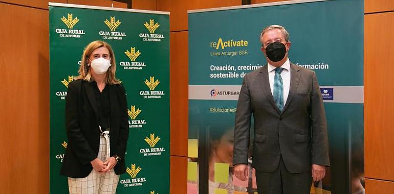 Asturgar y Caja Rural potencian su convenio de colaboración con las nuevas Líneas reActívate