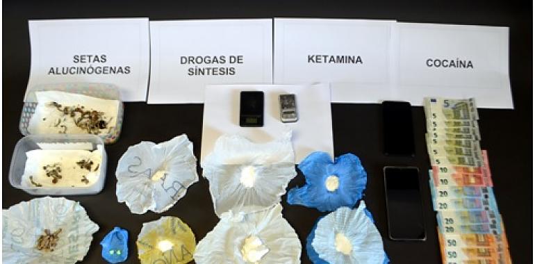 Dos detenidos en Avilés por "cocinar" ketamina y por vender también otros tipos de estupefacientes