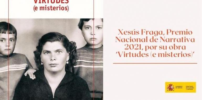 Xesús Fraga, galardonado con el Premio Nacional de Narrativa 2021