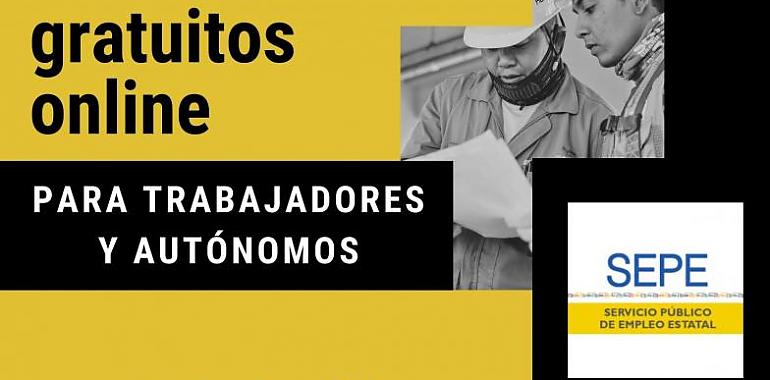 el SEPE financia varios cursos gratuitos online destinados a trabajadores en activo, autónomos y personas en situación de ERTE de toda España
