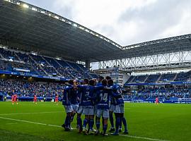 El Oviedo suma tres en el Carlos Tartiere ante el Málaga