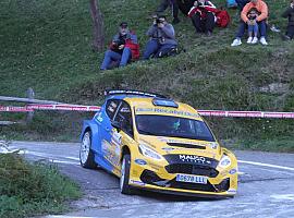 Óscar Palacio y Enrique Velasco, ganadores del 5º Rally de La Felguera