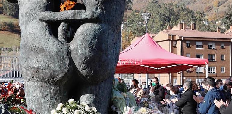 Homenaje a la familia minera asturiana, en Mieres