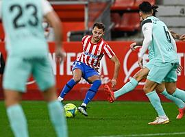 El Sporting hace méritos para ganar, pero la SD Huesca igualó al empate