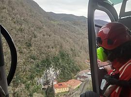 Rescatados dos senderistas desorientados en Covadonga