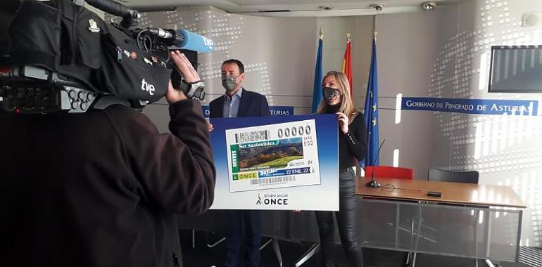 La ONCE pondrá en circulación cinco millones y medio de cupones por toda España con la imagen de Asturias