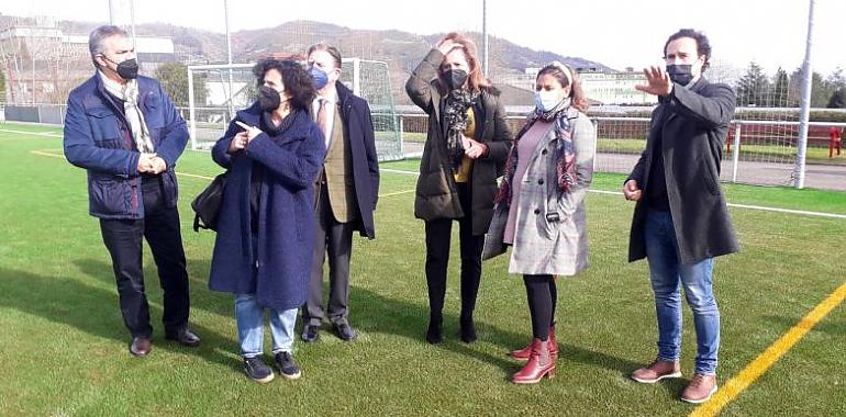 408.000 euros destinados el año pasdo a las obras de mejora de las instalaciones deportivas de El Cristo en Oviedo