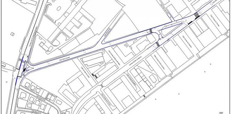 La reordenación de la avenida Mar Cantábrico facilitará la salida hacia Ceares