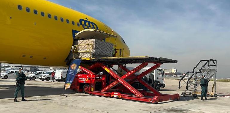  Correos transportará en su avión más de 40 toneladas de ayuda humanitaria a los refugiados ucranianos en Polonia