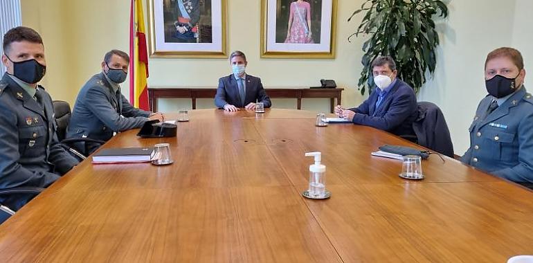 Reunión de coordinación para la campaña de la xarda en la Delegación del Gobierno