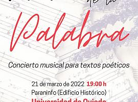 “Al son de la palabra”, un concierto para celebrar el Día Mundial de la Poesía
