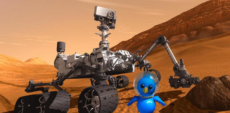 Tweetup para acompañar al robot de la NASA que viaja a Marte el día 25