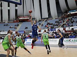 El Unicaja Banco Oviedo cayó 79 a 77 en la pista del Acunsa Gipuzkoa Basket