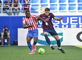 El Sporting araña un puntín en Huesca