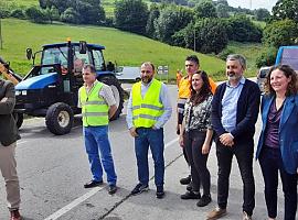 El Gobierno de Asturias refuerza las labores de conservación de carreteras con un presupuesto que este año alcanza los 47 millones de euros