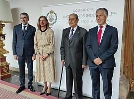 EDP España, Eva Pando y el ex-decano Pedro Fanego distinguidos por el COIIAS