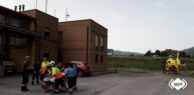 Hospitalizado un senderista indispuesto en Llanos de Somerón