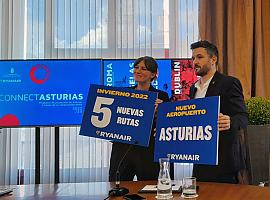 Ryanair vuelve a Asturias con vuelos a Roma, Bruselas, Düsseldorf, Dublín y LondresStansted