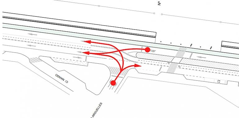 El carril peatonal del gijonés Paseo de El Muro abre al tráfico desde el martes