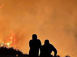 En estos momentos todavía tenemos 6 incendios forestales en Asturias aunque la mitad están controlados